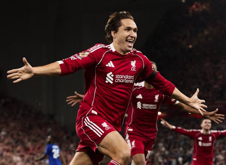 Federico Chiesa goal celebration