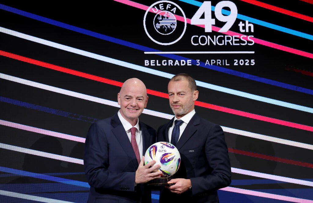 UEFA FIFA Infantino Ceferin