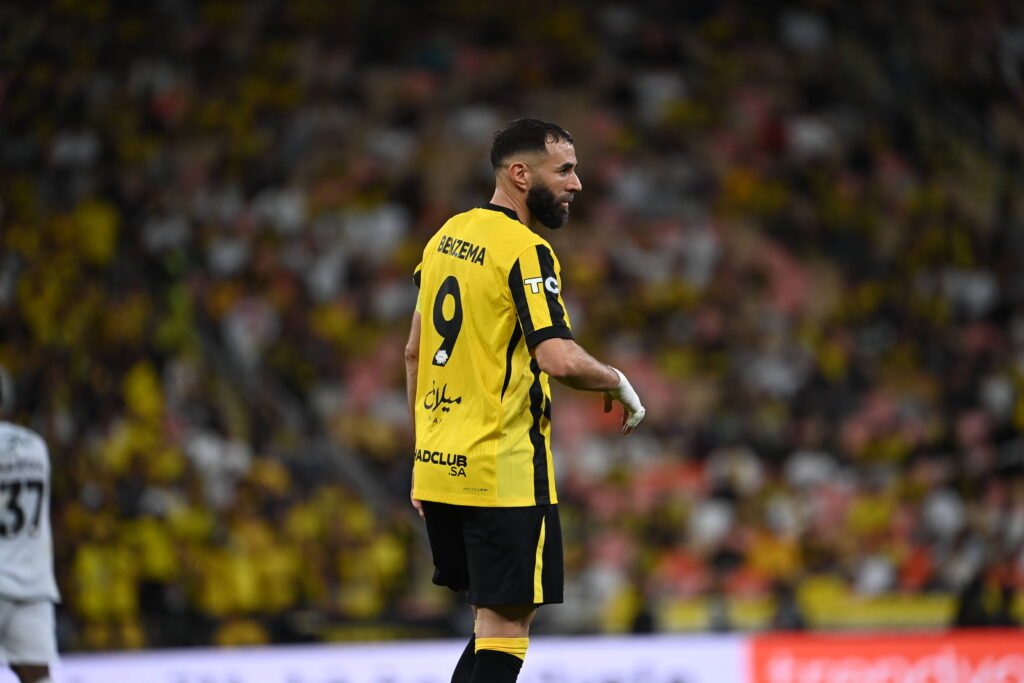 Karim Benzema in advanced talks with Al-Hilal amid Juventus' interest 5 Karim Benzema during the Saudi Pro League match between Al Ittihad and Al Shabab