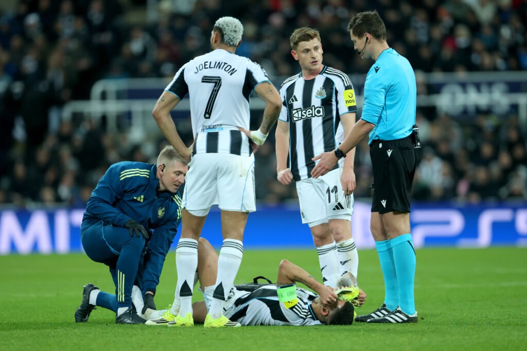 Newcastle United injury