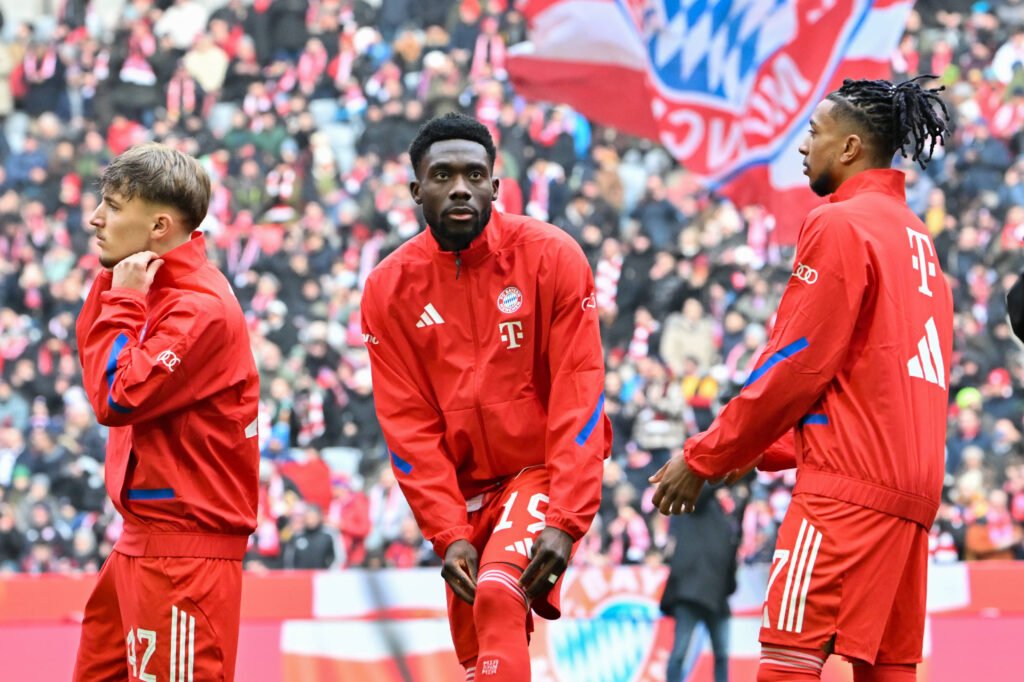 Bayern Munich trio; Lennart Karl, Michael Olise and Alphonso Davies