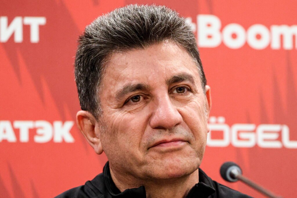 Head coach Amir Ghalenoei of Iran