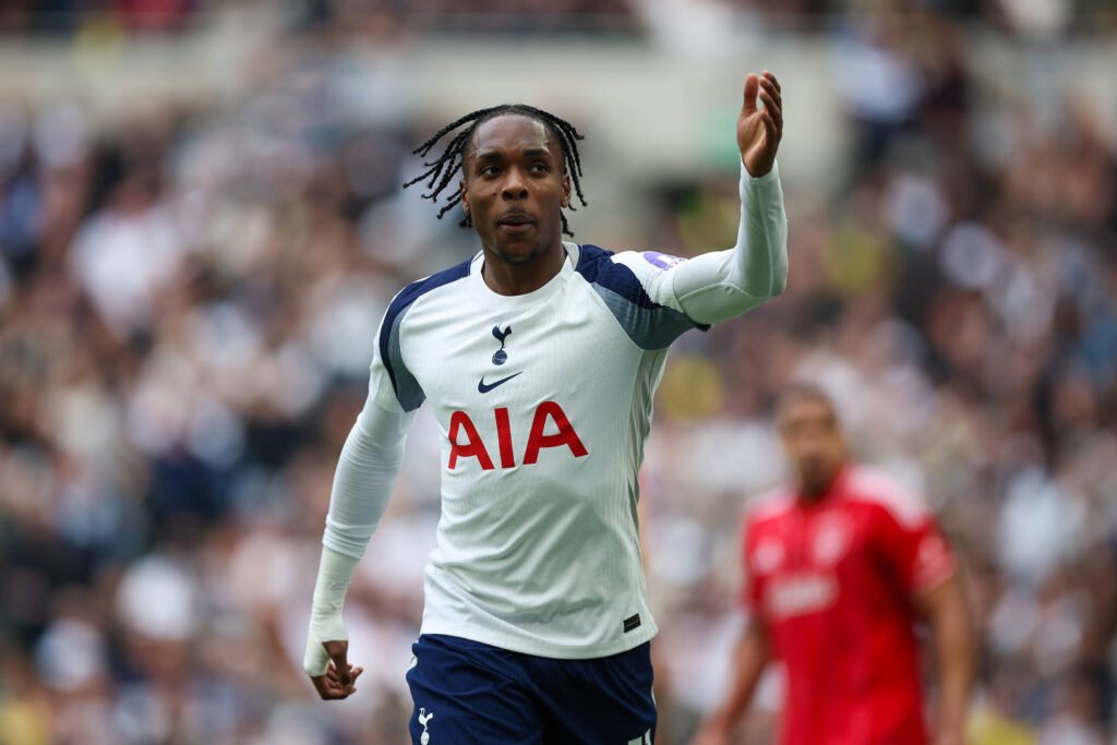Mathys Tel suffers injury in Spurs 0-3 loss to Nottingham Forest 5 Mathys Tel Tottenham Hotspur