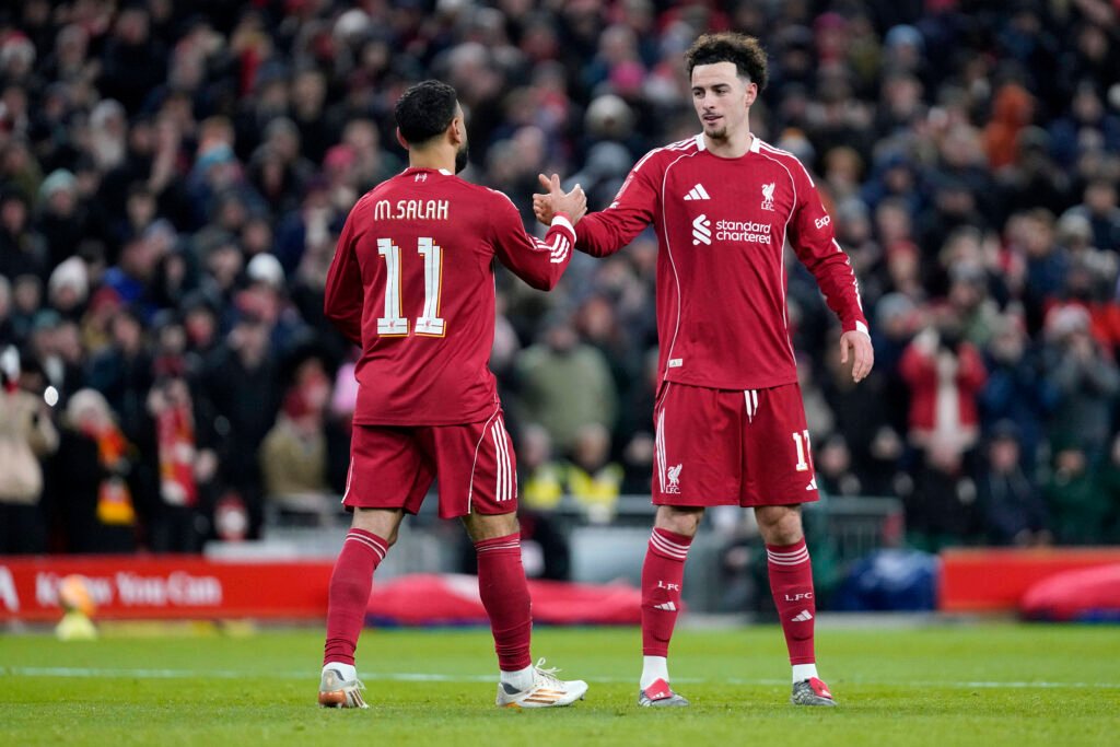Curtis Jones Liverpool Mo Salah